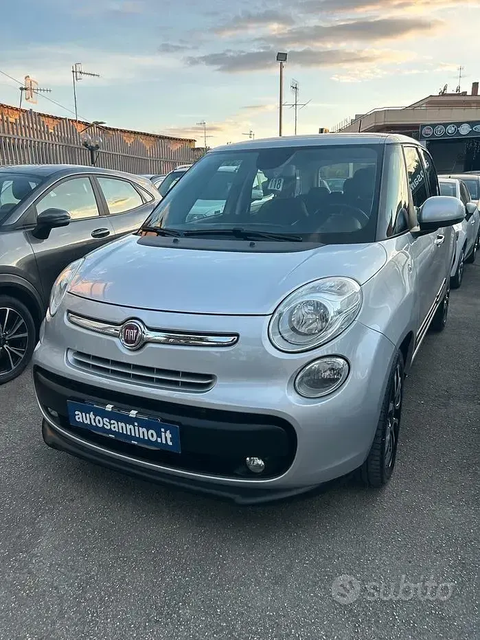 Usata Fiat 500L Lounge 120 CV (88 kW) 2016 Grigio Monovolume