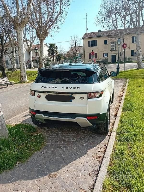 Usata Land Rover Range Rover evoque Prestige 150 CV (110 kW) 2012 Bianco SUV