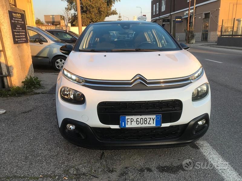 Usata Citroën C3 PureTech 82 CV (60 kW) 2018 Bianco Utilitaria