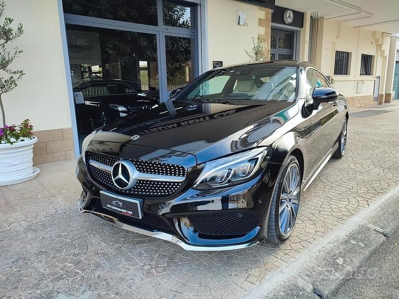 Begagnad Mercedes C250 Premium Plus 204 HK (150 kW) 2018 Svart Sportkupé