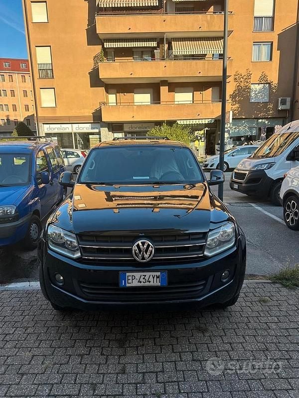 Usata VW Amarok 200 CV (147 kW) 2013 Nero Pick-up
