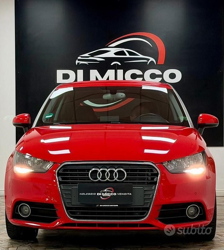 Usata Audi A1 Ambition 122 CV (89 kW) 2011 Rosso Utilitaria