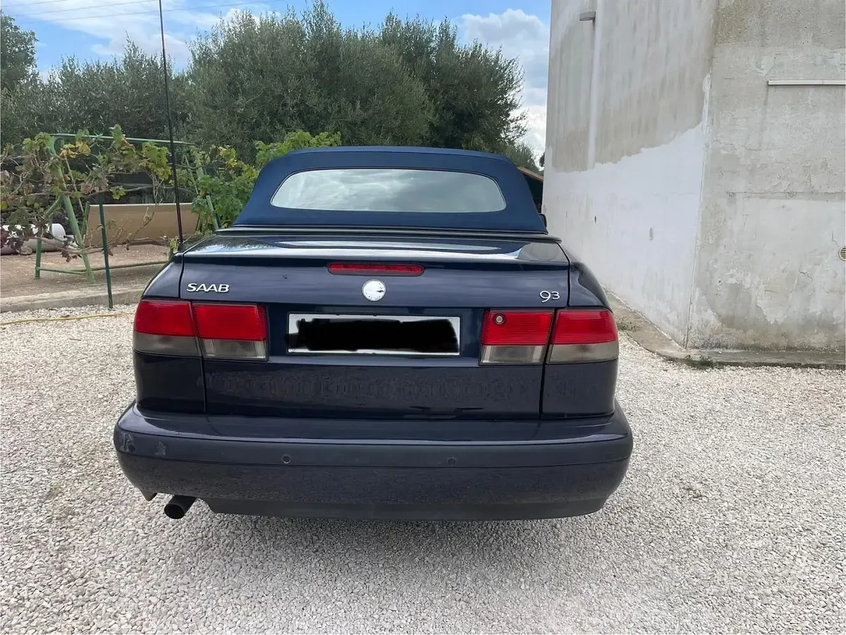 Usata Saab 9-3 185 CV (136 kW) 1998 Blu Cabrio