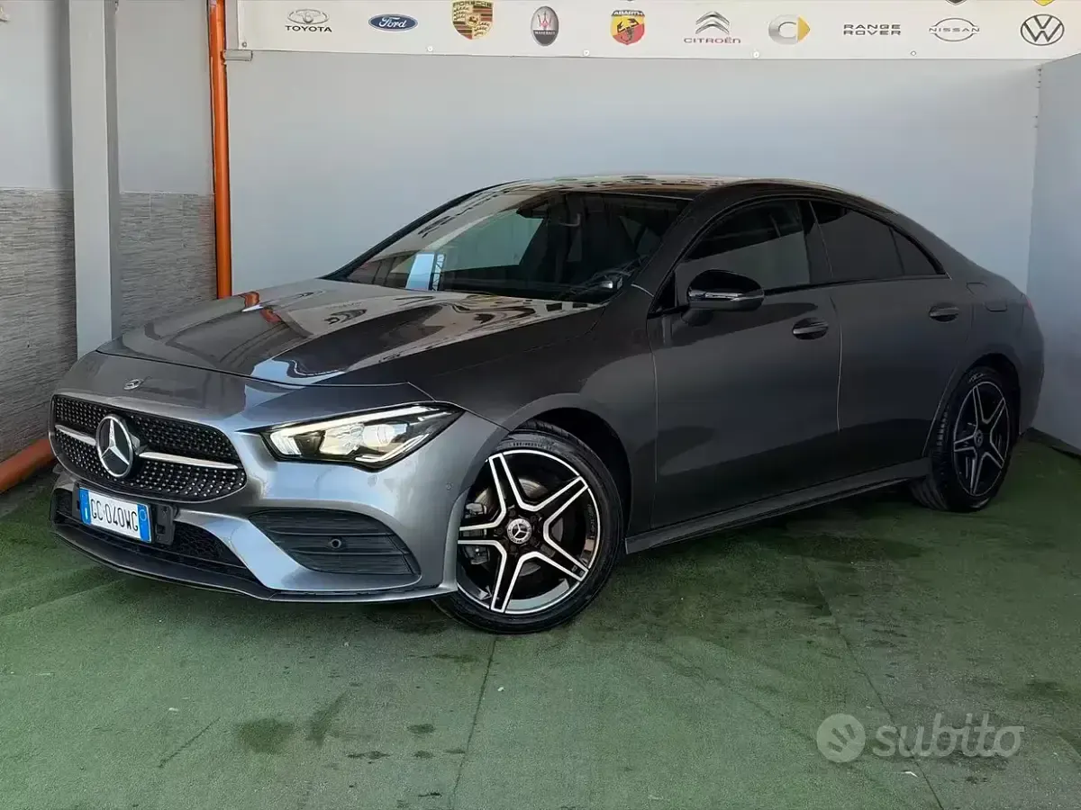 Usata Mercedes CLA180 Premium 116 CV (85 kW) 2021 Grigio Coupé