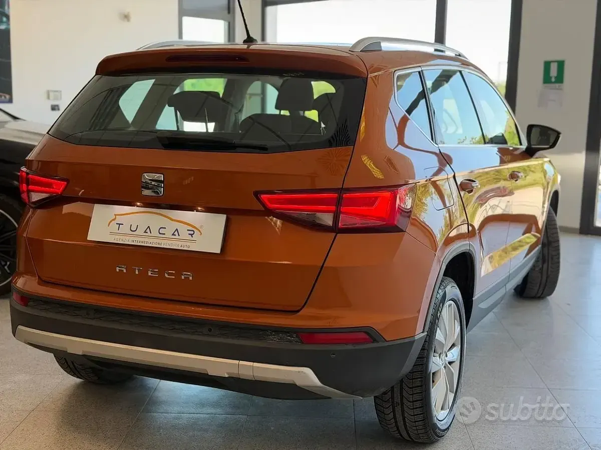 Usata Seat Ateca Style 116 CV (85 kW) 2017 Arancione SUV