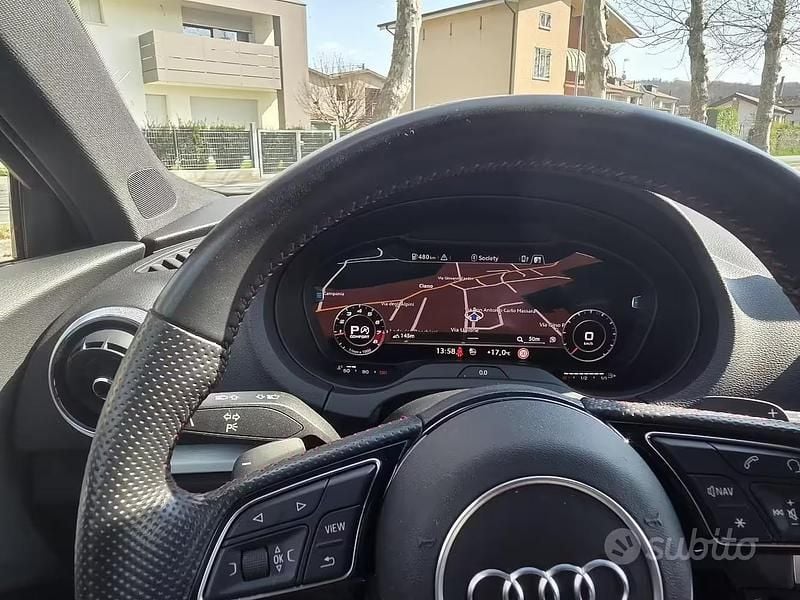 Usata Audi S3 310 CV (228 kW) 2018 Bianco Berlina