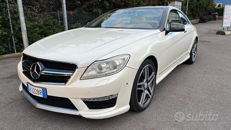 Usata Mercedes CL63 AMG AMG 571 CV (419 kW) 2012 Bianco metallizzato Coupé