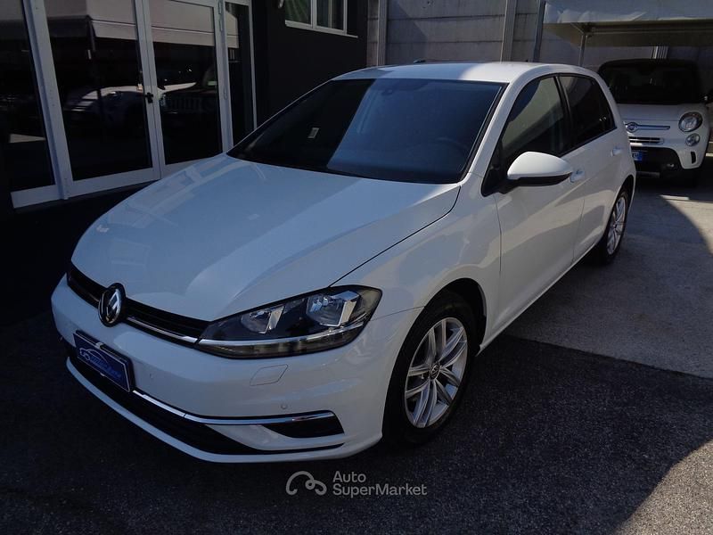 Usata VW Golf VII 116 CV (85 kW) 2018 Bianco Berlina
