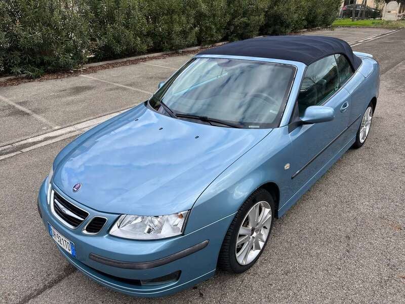 Usata Saab 9-3 Cabriolet Vector 150 CV (110 kW) 2007 Blu Cabrio
