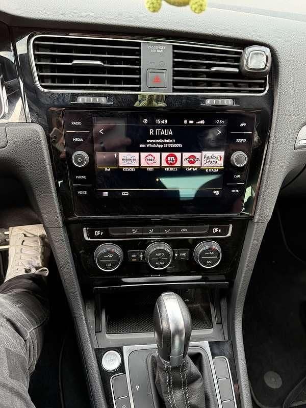 Usata VW Golf VII R-line 150 CV (110 kW) 2019 Bianco Berlina