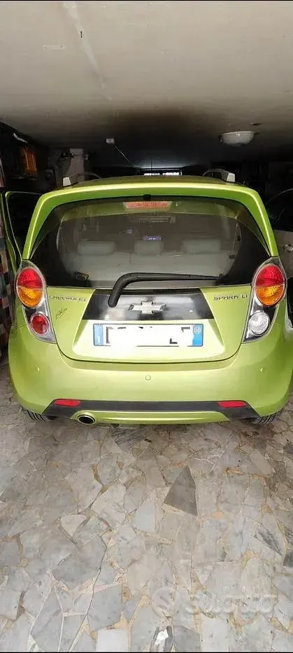 Usata Chevrolet Spark LT 81 CV (59 kW) 2010 Verde Utilitaria