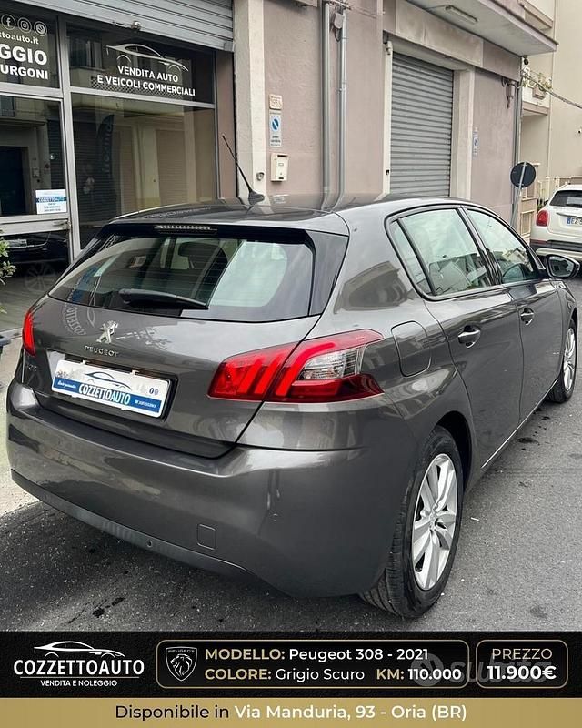 Usata Peugeot 308 Allure 131 CV (96 kW) 2021 Grigio Berlina