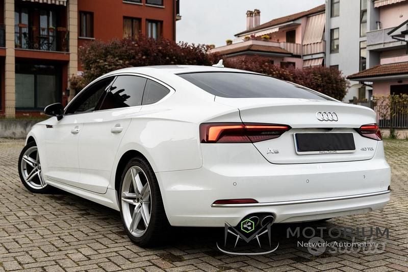 Usata Audi A5 S-Line 190 CV (139 kW) 2019 Bianco Coupé