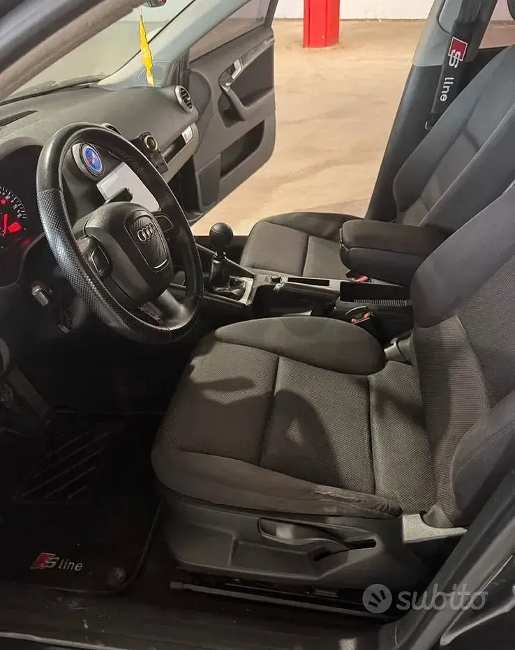 Usata Audi A3 140 CV (102 kW) 2008 Nero Utilitaria