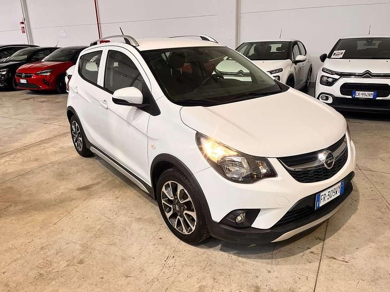 Usata Opel Karl Rocks 73 CV (53 kW) 2018 Bianco Utilitaria