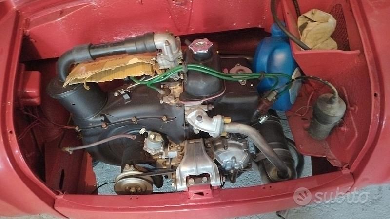 Usata Autobianchi Bianchina 1960 Rosso Utilitaria