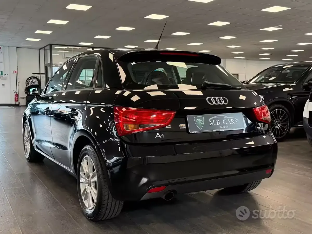 Usata Audi A1 Ambition 86 CV (63 kW) 2015 Nero Utilitaria