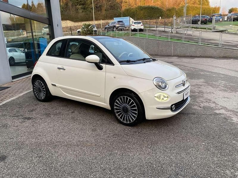 Usata Fiat 500C Lounge 69 CV (50 kW) 2016 Bianco Cabrio