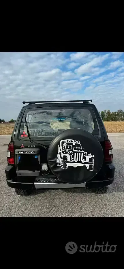 Usata Mitsubishi Pajero 160 CV (117 kW) 2003 Nero SUV