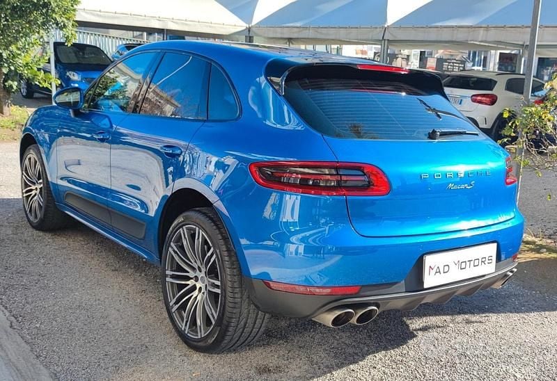 Usata Porsche Macan S 250 CV (183 kW) 2016 Blu SUV