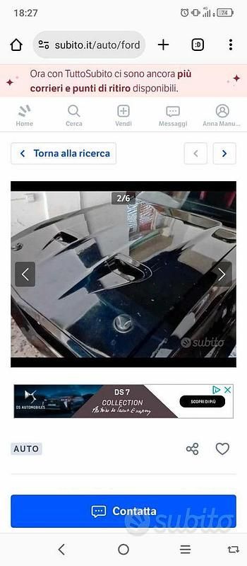 Usata Ford Mustang 1970 Nero Berlina