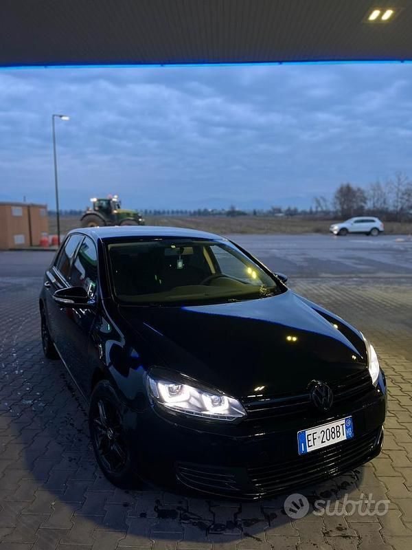 Usata VW Golf VI 87 CV (63 kW) 2010 Nero Utilitaria