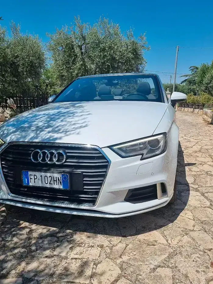 Usata Audi A3 Cabriolet 116 CV (85 kW) 2018 Bianco Cabrio