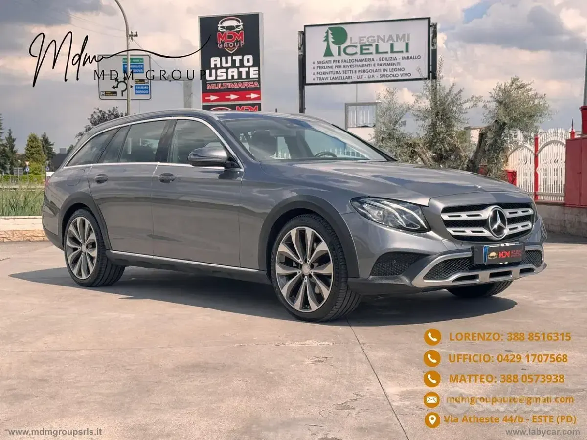 Usata Mercedes E220 Premium Plus 194 CV (142 kW) 2017 Gray Station wagon