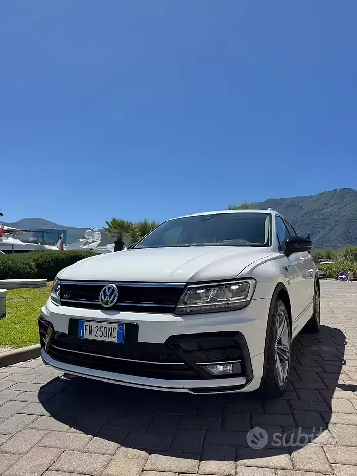 Usata VW Tiguan R-line 116 CV (85 kW) 2019 Bianco SUV