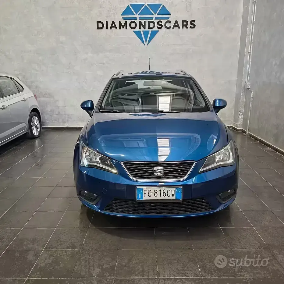 Usata Seat Ibiza ST CONNECT 75 CV (55 kW) 2015 Blu Station wagon
