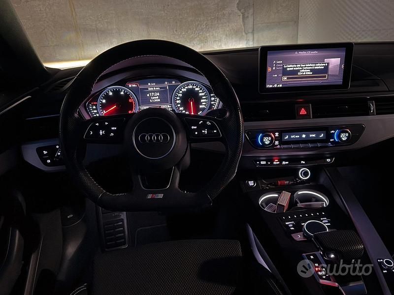 Usata Audi A5 204 CV (150 kW) 2019 Nero Coupé