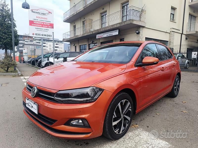 Usata VW Polo Comfortline 75 CV (55 kW) 2018 Arancione Berlina