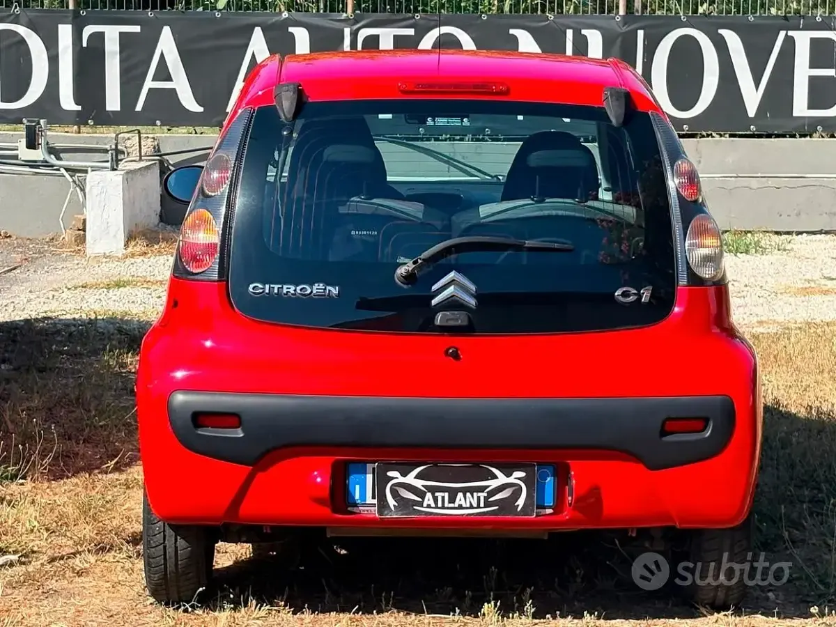 Usata Citroën C1 68 CV (50 kW) 2009 Rosso Utilitaria