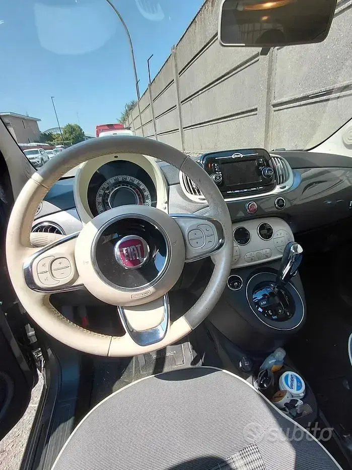 Usata Fiat 500 69 CV (50 kW) 2019 Grigio Cabrio