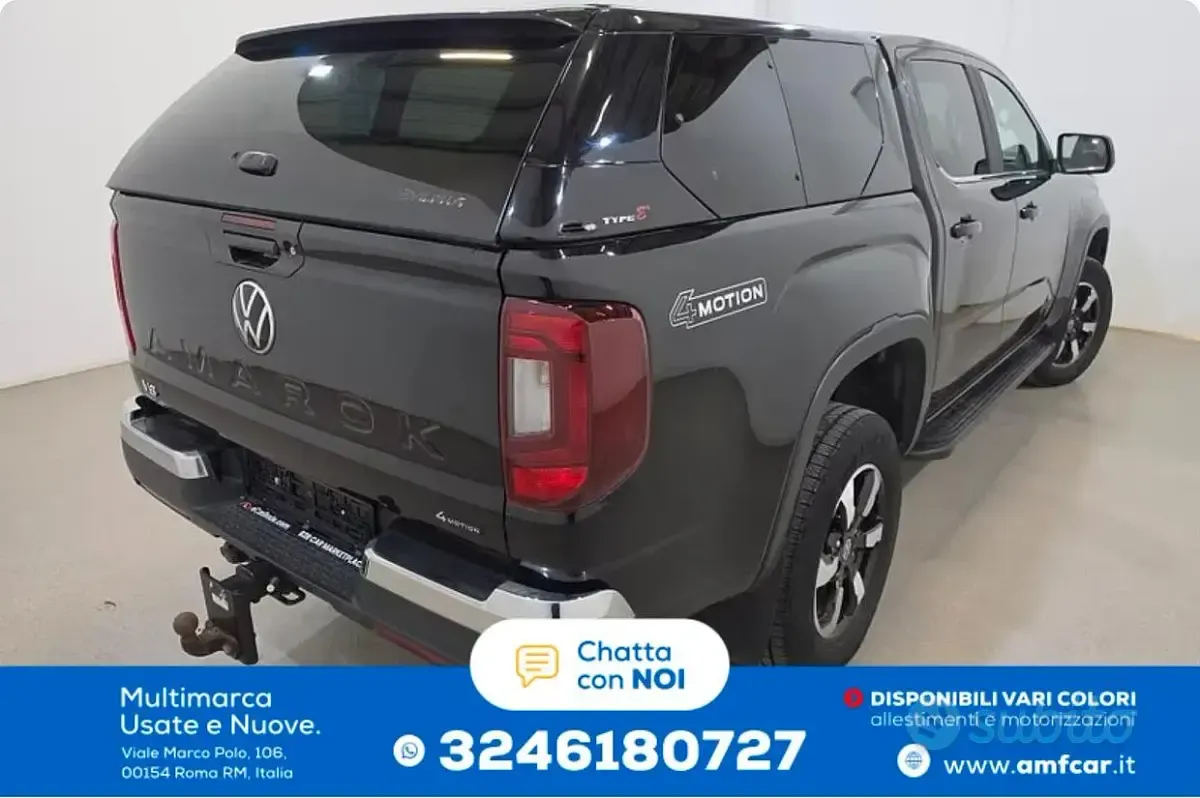 Usata VW Amarok Aventura 241 CV (177 kW) 2023 Nero Pick-up