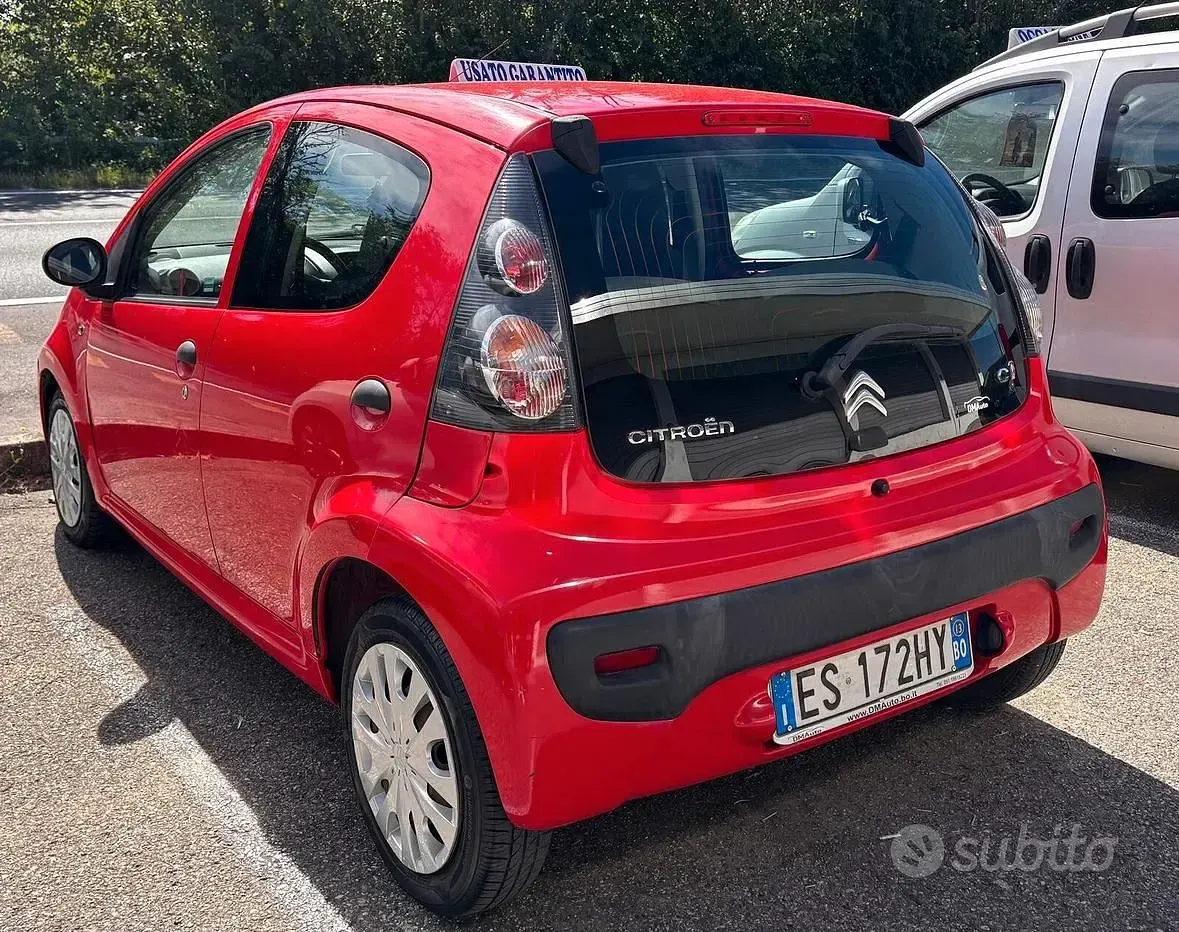 Usata Citroën C1 68 CV (50 kW) 2013 Rosso Utilitaria