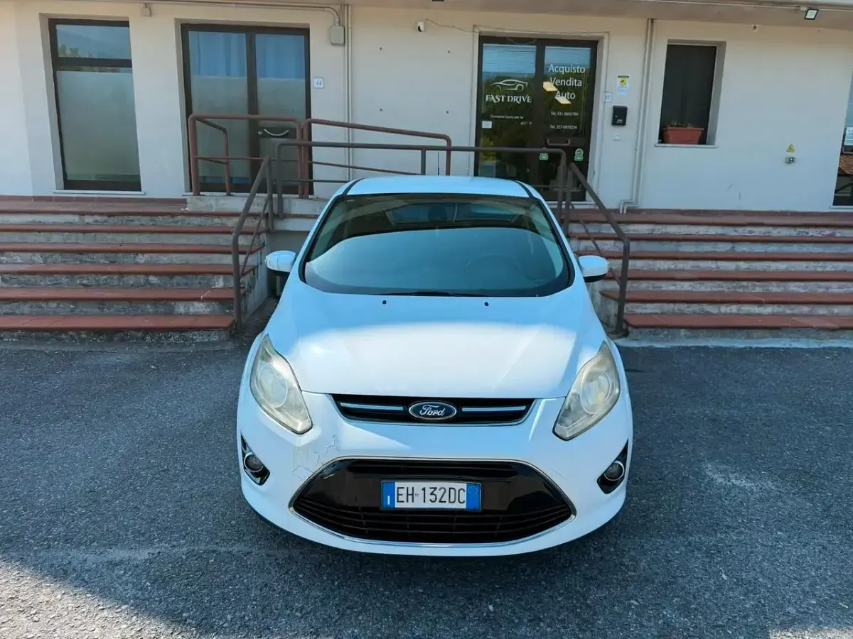 Usata Ford C-MAX Titanium 116 CV (85 kW) 2011 Bianco Monovolume