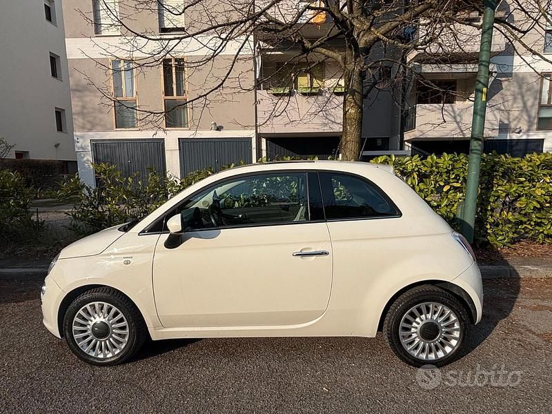 Usata Fiat 500 Lounge 69 CV (50 kW) 2014 Bianco Utilitaria