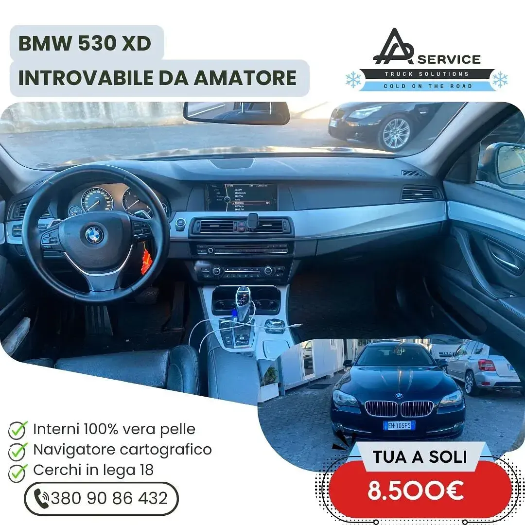 Usata BMW 530 Comfort Edition 258 CV (189 kW) 2011 Blu Station wagon