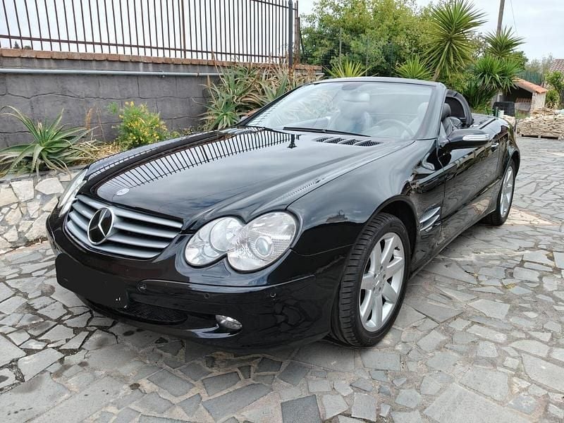 Usata Mercedes SL500 AMG 305 CV (224 kW) 2005 Nero Cabrio