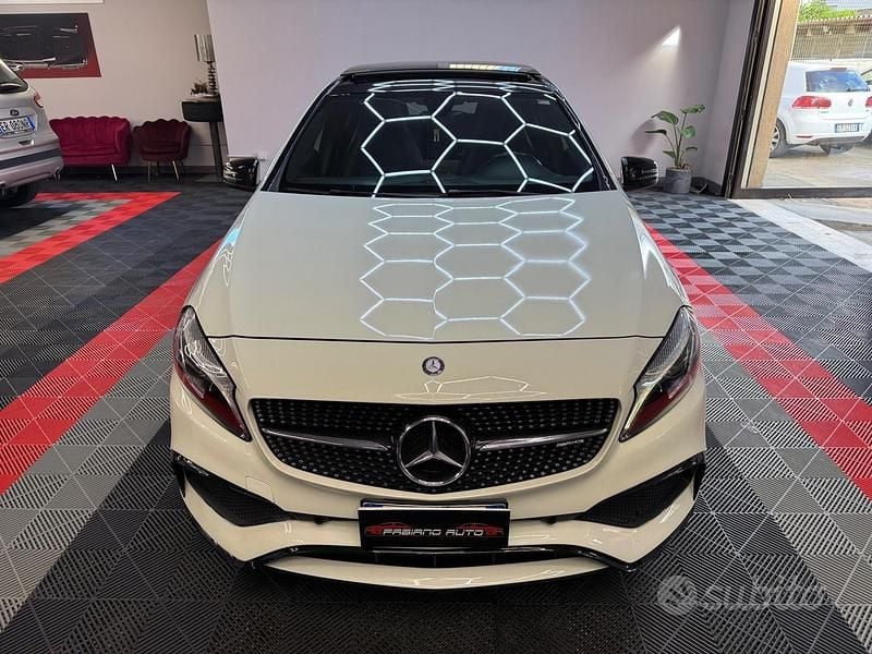 Usata Mercedes A200 AMG line 136 CV (100 kW) 2016 Bianco Berlina