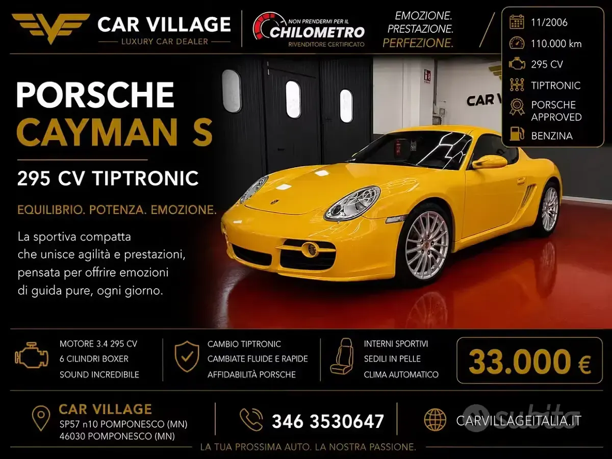 Usata Porsche Cayman 295 CV (216 kW) 2006 Coupé