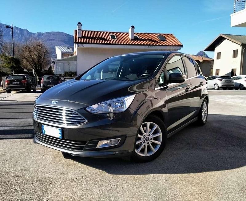 Grigio Usata 2017 Ford C-MAX Titanium X Monovolume | 8700 € (Buon prezzo) - Immagine 1/4