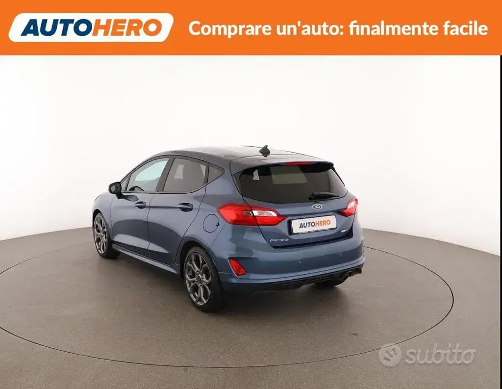 Usata Ford Fiesta ST-Line 125 CV (91 kW) 2020 Blu/azzurro Utilitaria