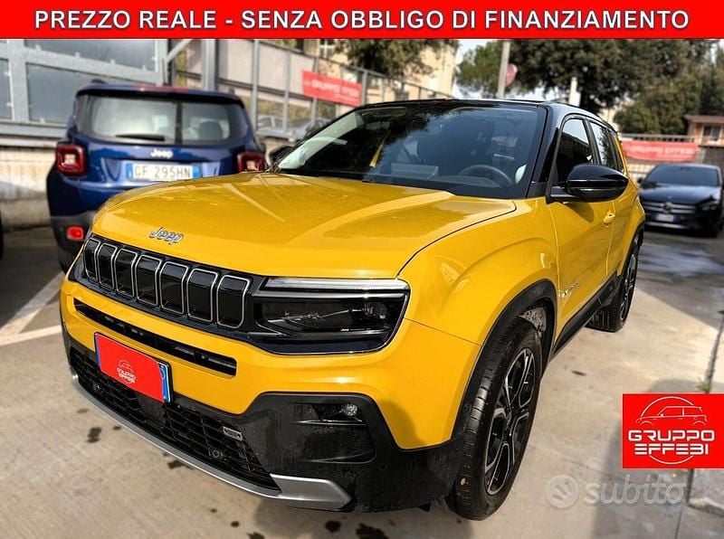 Usata Jeep Avenger Summit 101 CV (74 kW) 2023 Giallo SUV