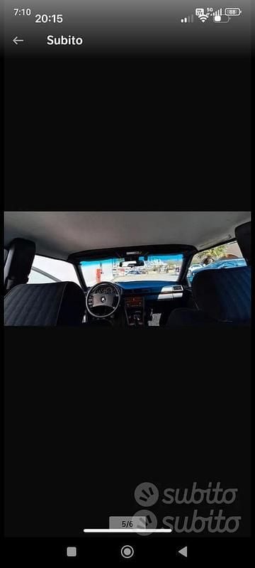 Usata Mercedes E200 1990 Grigio Berlina