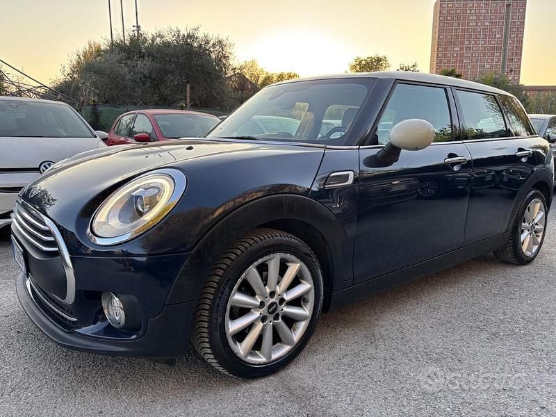 Usata Mini One D Clubman 116 CV (85 kW) 2016 Blu Station wagon