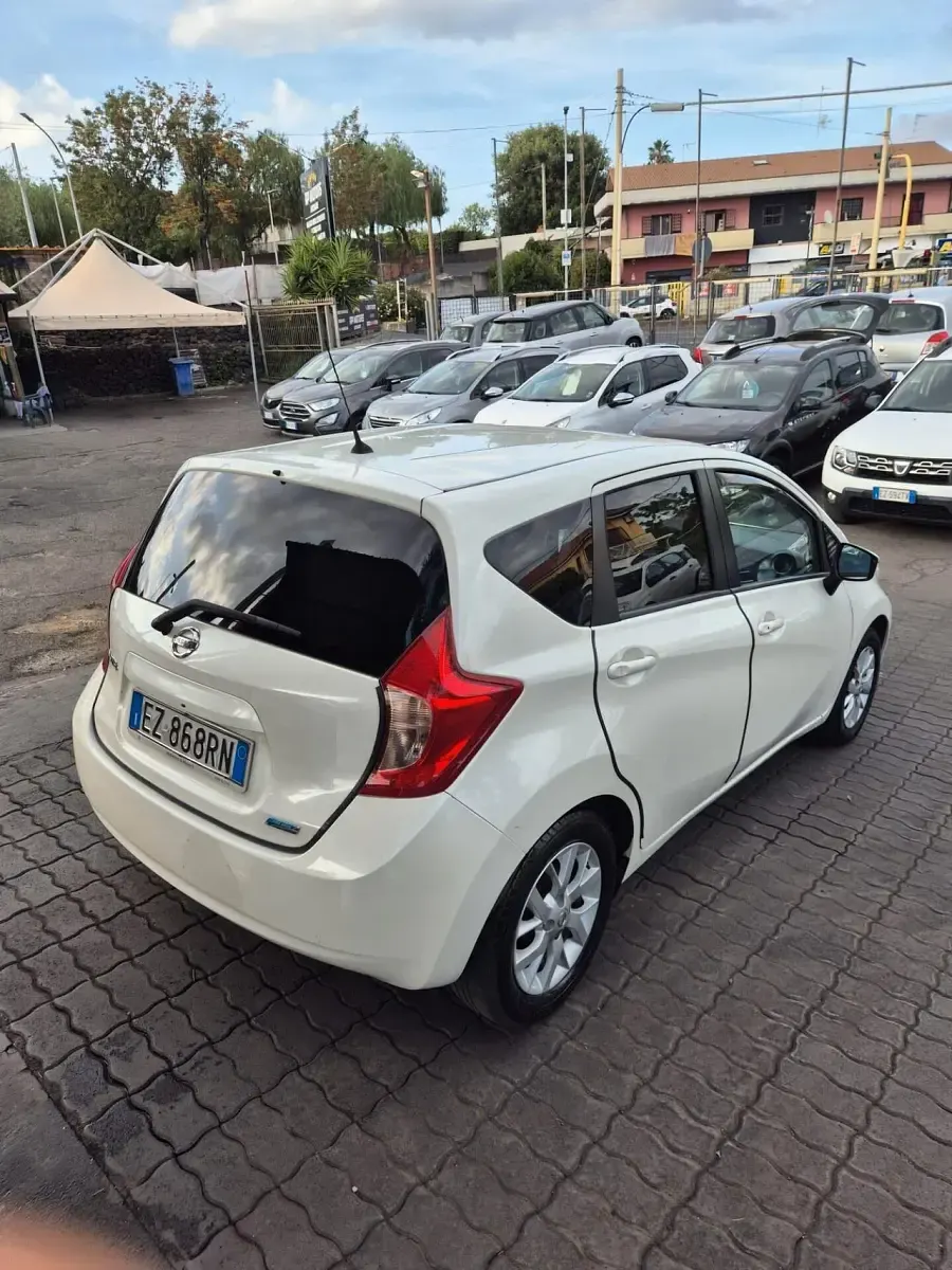 Usata Nissan Note N-TEC 89 CV (65 kW) 2015 Bianco Utilitaria