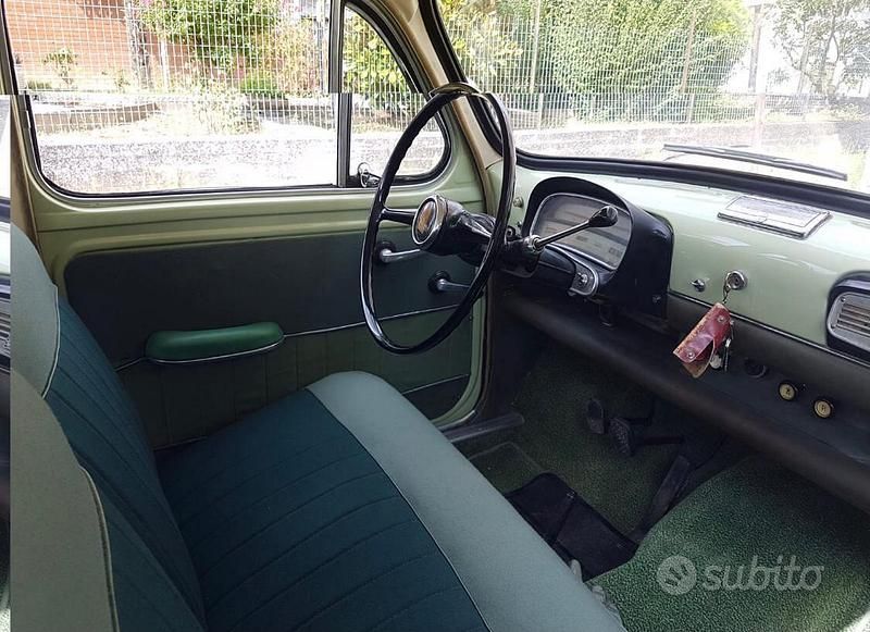 Usata Fiat 1100 1950 Verde Berlina