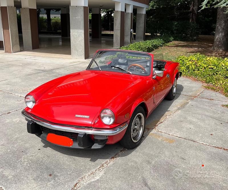 Usata Triumph Spitfire 1970 Rosso Cabrio